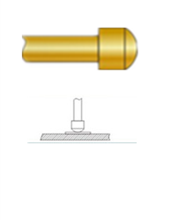 圓頭探針、探針用法圖、探針原理圖、測試探針圖片