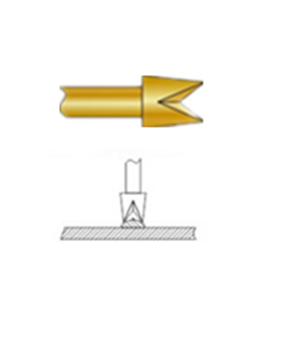 四爪頭探針、探針用法圖、探針原理圖、測試探針圖片