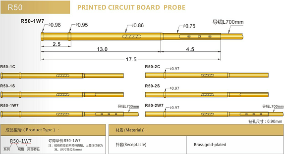 R50測試探針套管選型、R50探針套管規(guī)格型號、探針套管廠家