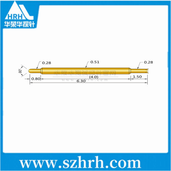 0.51-JU-6.3L ，華榮華雙頭測(cè)試探針廠家