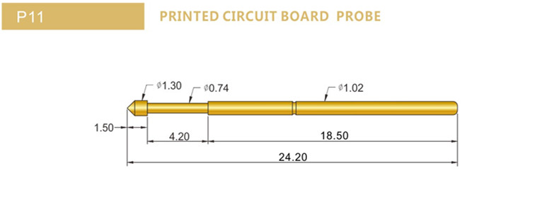 P11探針尺寸，華榮華測試探針選型，測試探針規(guī)格型號